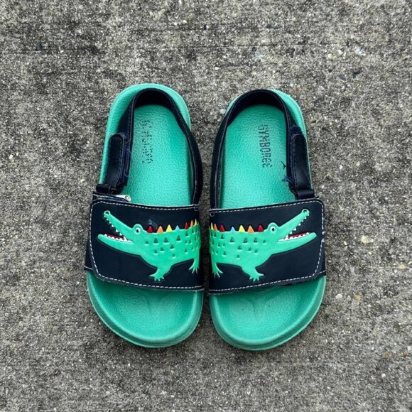 Gymboree Boys’ Alligator Velcro Closure Sandals – Size 11 - Picture 3 of 3